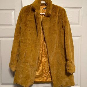 Nasty Gal Surfin' Bird Faux Fur Coat